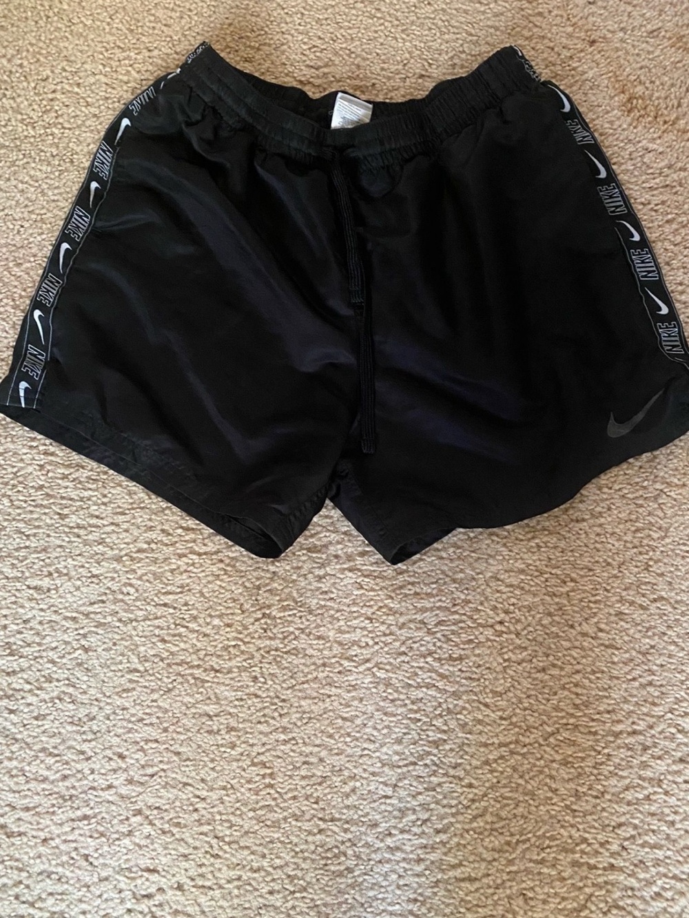 Nike Men's 5-Inch Swim Volley Shorts Trunks Swimwear Black Size: L